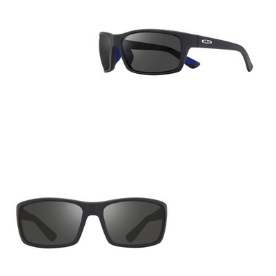 Revo Sunglasses Rebel Sport Wrap Sunglasses w/Superflex - Matte Gray