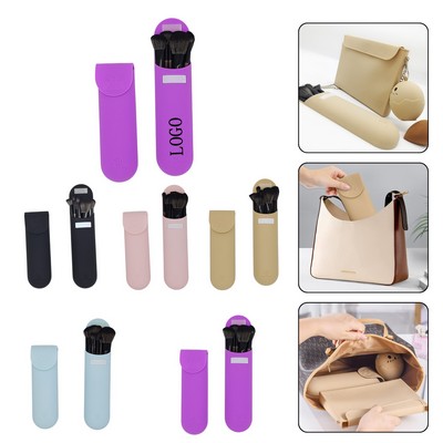 Makeup Brush Silicone Storage Case