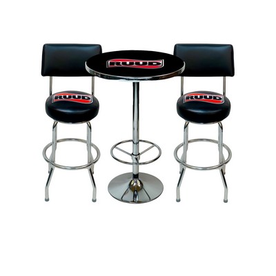 Bar Table and Single Ring Stool w/Back Combo