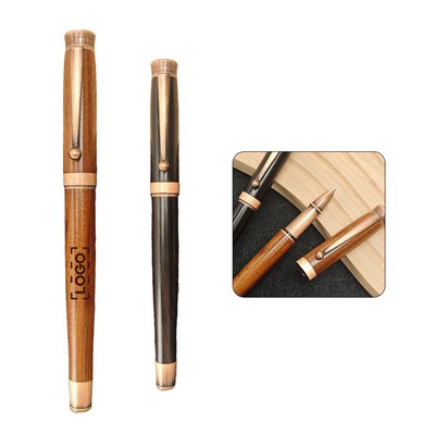 Vintage Wooden Fountain Pen