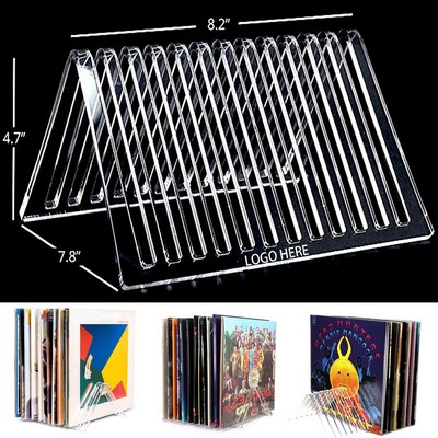 Thickened Transparent Acrylic Brochure Storage Rack