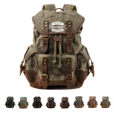 Heritage Waxed Canvas Rucksack