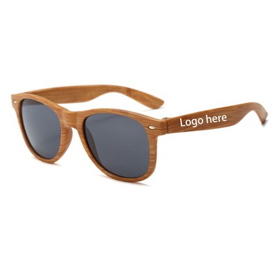 Wood Pattern Sunglasses