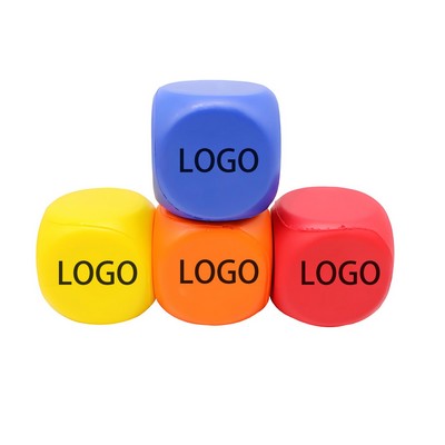 Dice - Shaped PU Stress Ball