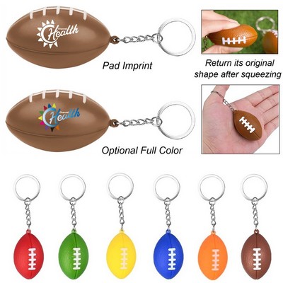 Football Stress Reliever Keychain