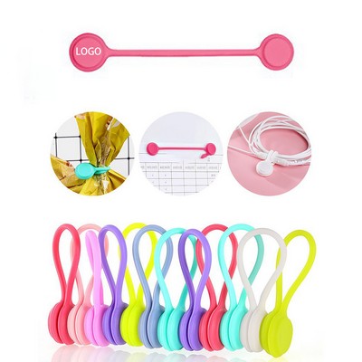 Magnetic Silicone Cord Winder Cable Organizer
