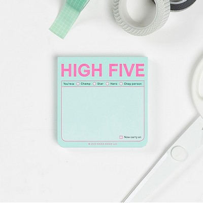 High Five Sticky Notes (Pastel Edition)