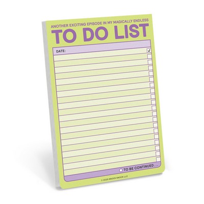 (Another Episode in My Magically Endless) To Do List Great Big Sticky Note