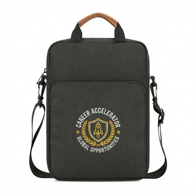Crossbody Laptop Bag With Leather Handle