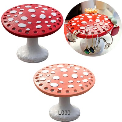 Resin Mushroom Earring Stand Ornament
