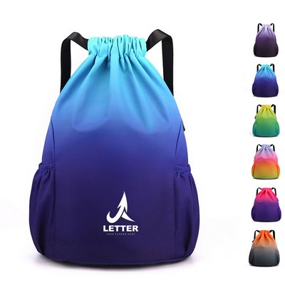 Waterproof Sports Drawstring Backpack