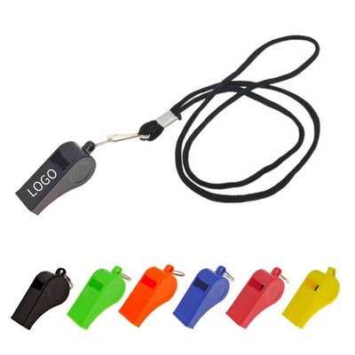 Colorful Lanyard Whistle