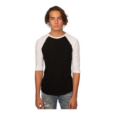 Royal Apparel Unisex Triblend Raglan Baseball T-Shirt