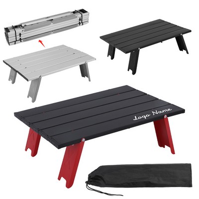 Aluminum Folding Camping Table with Carry Bag MOQ 10