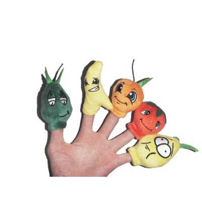 Finger Puppet Fruit Plush Toy