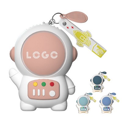 Astronaut Toy Keychain Mini Fan