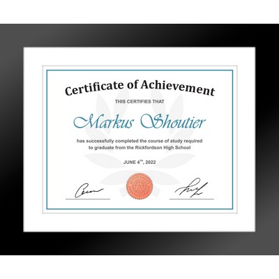 Mason - Diploma / Certificate Frame (Black)