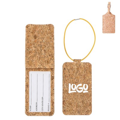 Waterproof PU Leather Travel Tag for Suitcases