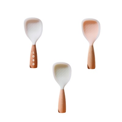 Heat-resistant Silicone Standable Rice Spoon
