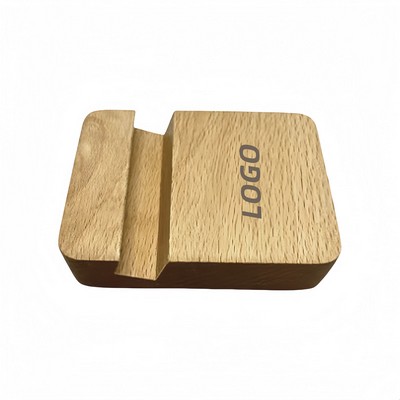 Wooden Cell Phone Base Solid Wood Cell Phone Stand