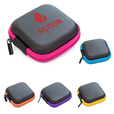 Small Square Earphone Case
