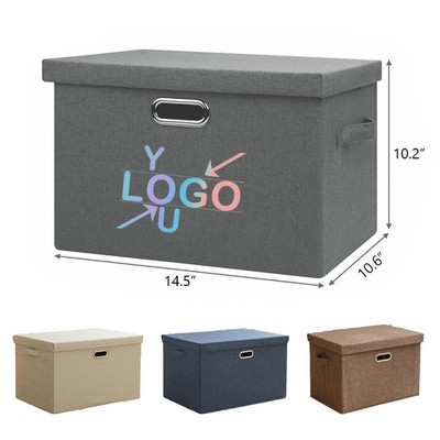 Foldable Storage Box with Cover