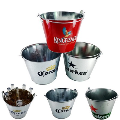 5L Galvanized Iron Ice Bucket