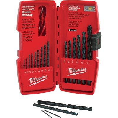 Milwaukee 15 Pc. Thunderbolt Black Oxide Drill Bit Set