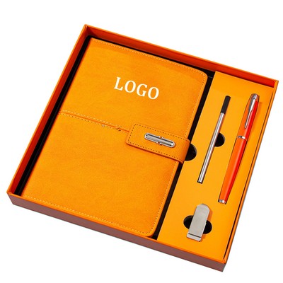 Notebook/ Pen and USB Flash Drive Gift Set