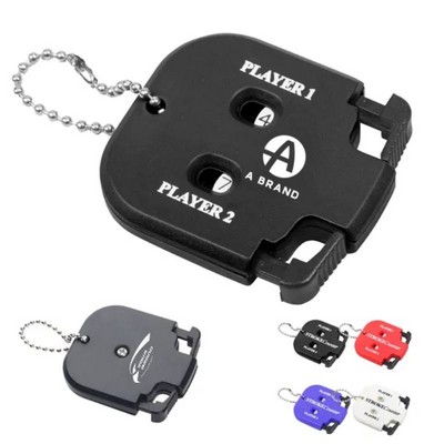 Golf Stroke Counter Keychain
