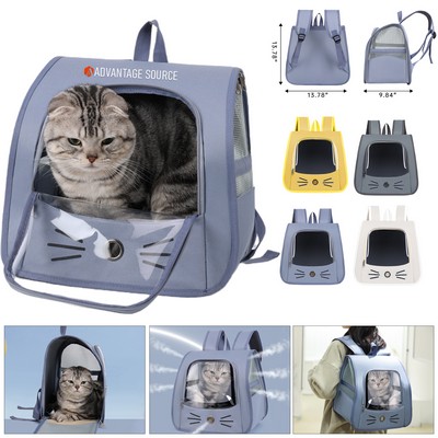 Pet Backpack W/ Transparent Window