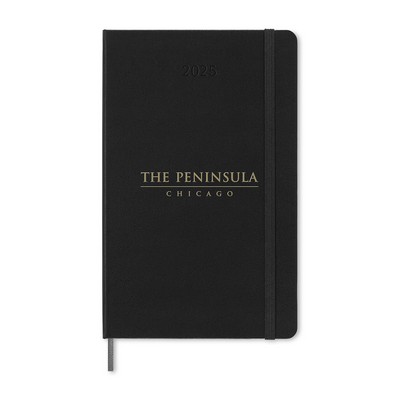 Moleskine® Hard Cover Large 12-Month Daily 2026 Planner - Black