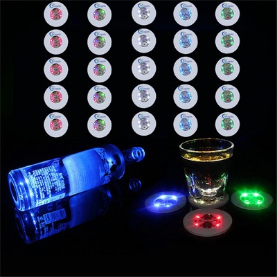 LED Light Up Coaster for Drinks Bottle Sticker