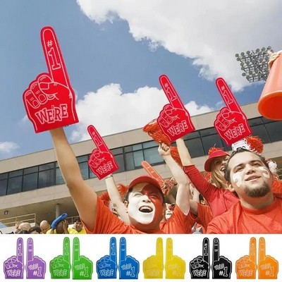 18" Cheerleading Foam Finger Gloves- Sports Fan Prop