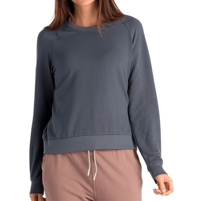 Free Fly Women's Bamboo Lightweight Fleece Crew
