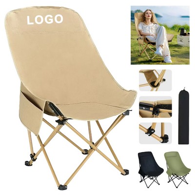Portable Folding High Back Chair with Headrest