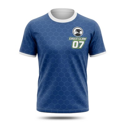 Unisex Full-Color UPF Mesh Short Sleeve T-Shirt 5.5OZ