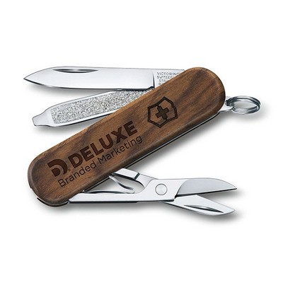Victorinox® Classic Walnut Wood Swiss Army Knife