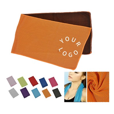 Breathable Mesh Cooling Neck Towel For Outdoor Activities