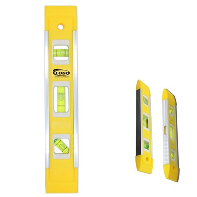 Magnetic 9-Inch Torpedo Level with 45°/90°/180° Bubbles