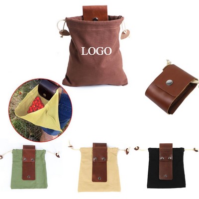 Canvas Fruit Picking Bag