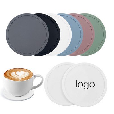 Round Insulated Anti-Slip Silicone Coaster