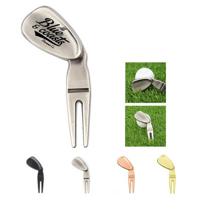 Golf Divot Tool with Ball Marker