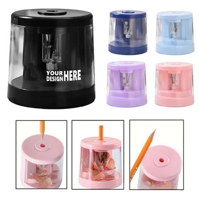 Electric Pencil Sharpener With Replaceable Blades