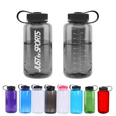 Wide Mouth 32OZ 1 Litre Sports Bottle Or Plastic Bottle