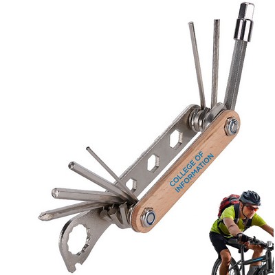 12-in-1 Bamboo Cycling Repair Tool Kit