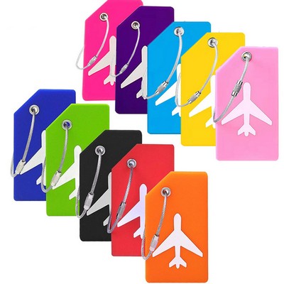 Silicone Luggage Tag for Suitcase with Name ID Card