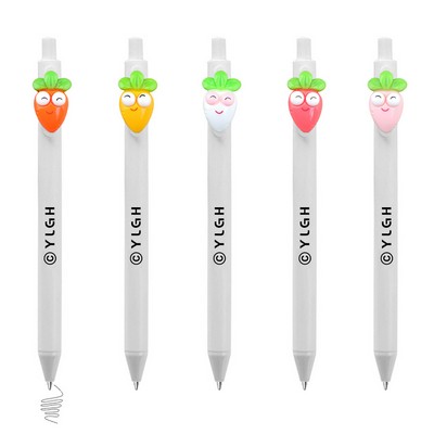 Click Activated Pen With Smile Carrot
