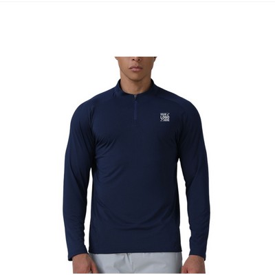 1/4 Zip Fleece Thermal Long Sleeve Shirt