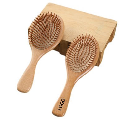 Air Cushion Massage Natural Wood Bristle Comb